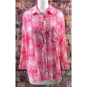 Felicite Hi-Low Asymmetrical Blouse Top Shirt